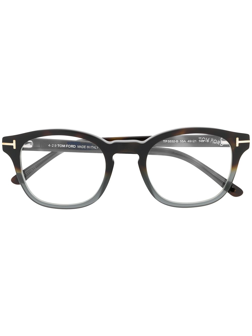 TOM FORD Eyewear FT5532 square glasses - Black von TOM FORD Eyewear