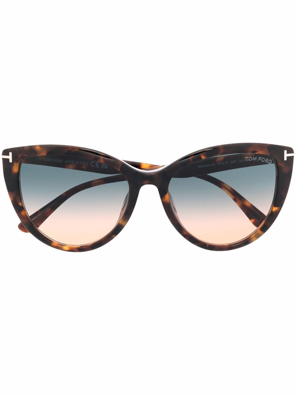 TOM FORD Eyewear Isabella cat-eye sunglasses - Brown von TOM FORD Eyewear