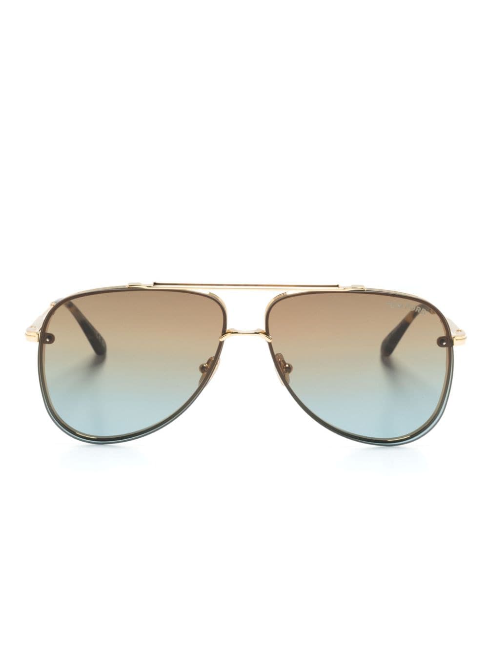 TOM FORD Eyewear Leon pilot-frame sunglasses - Gold von TOM FORD Eyewear