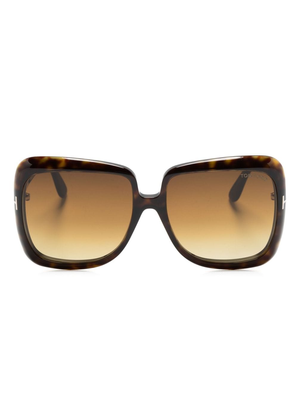 TOM FORD Eyewear Lorelai oversize-frame sunglasses - Brown von TOM FORD Eyewear