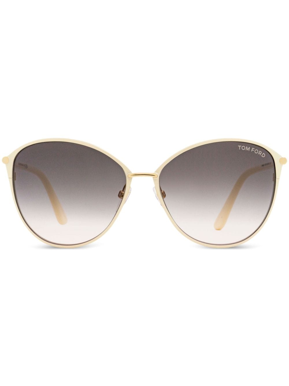 TOM FORD Eyewear Penelope round-frame sunglasses - Neutrals von TOM FORD Eyewear