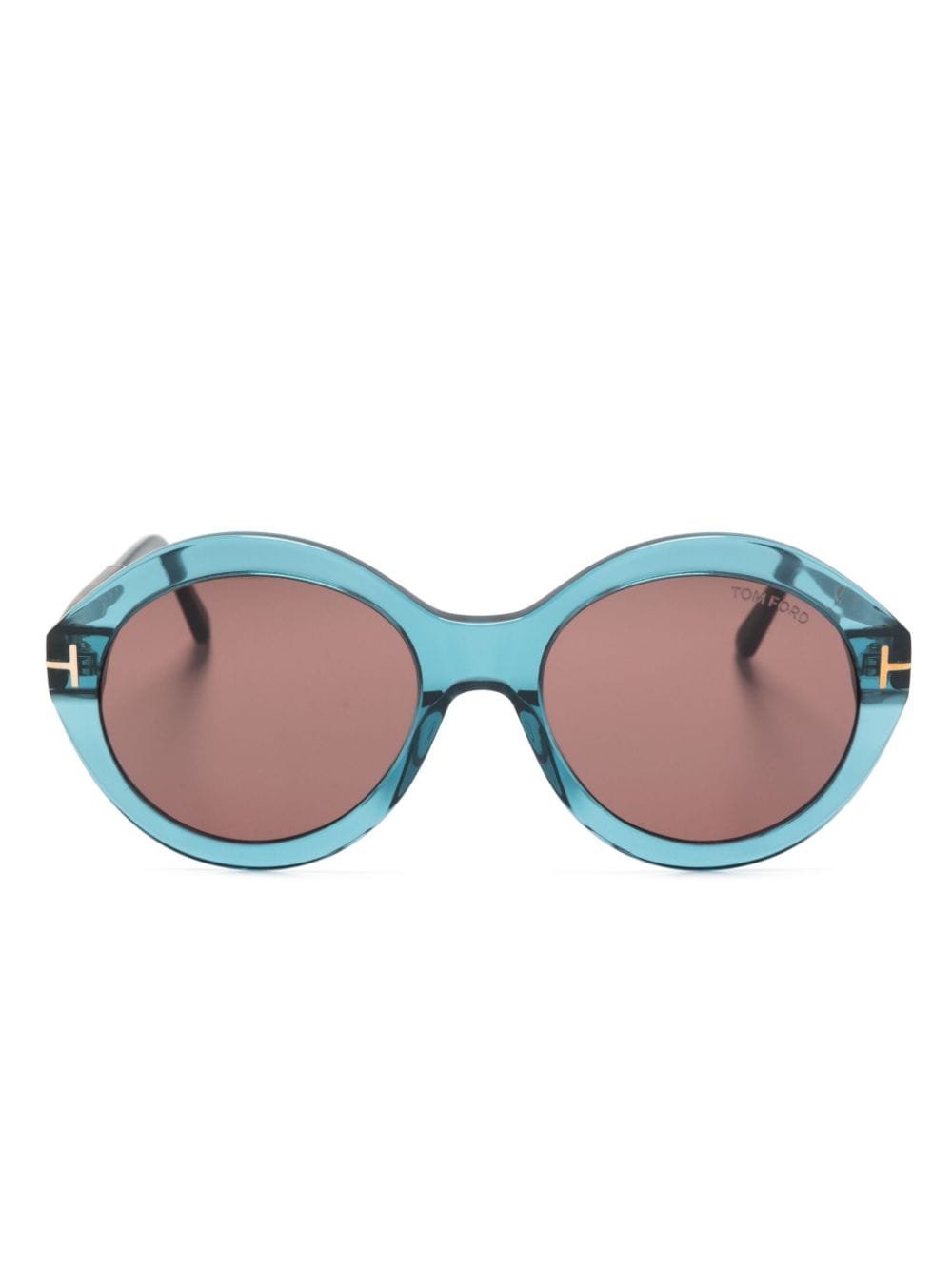 TOM FORD Eyewear Seraphina round-frame sunglasses - Blue von TOM FORD Eyewear