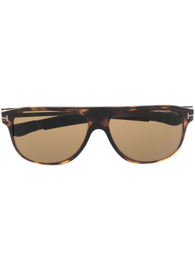 TOM FORD Eyewear Todd pilot-frame sunglasses - Brown von TOM FORD Eyewear