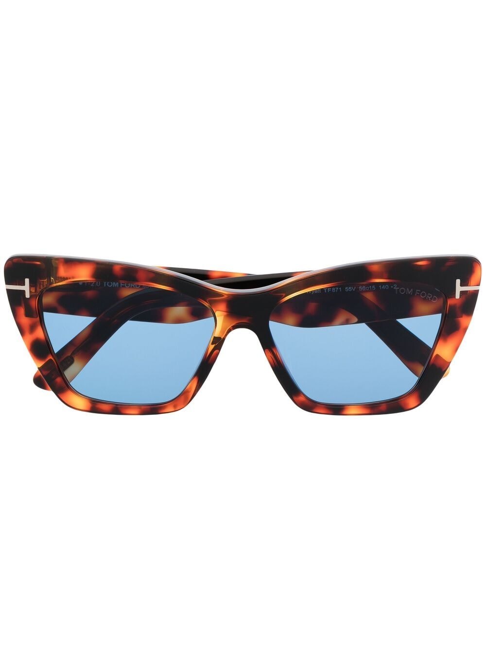 TOM FORD Eyewear Whyatt butterfly-frame sunglasses - Brown von TOM FORD Eyewear