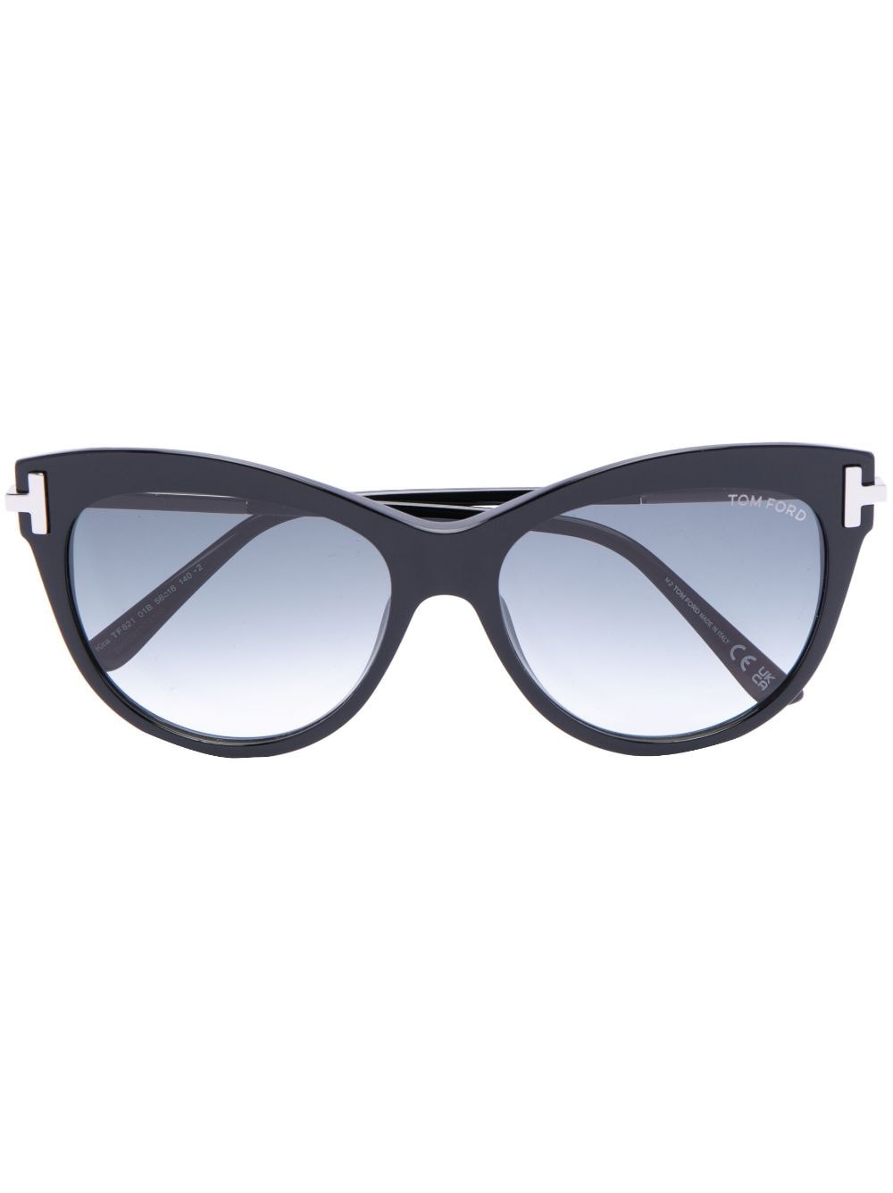 TOM FORD Eyewear cat-eye frame logo sunglasses - Black von TOM FORD Eyewear