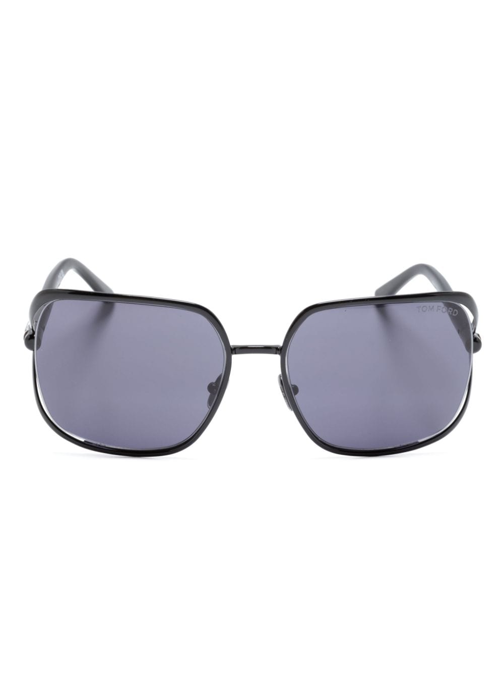 TOM FORD Eyewear matte-effect square-frame sunglasses - Black von TOM FORD Eyewear