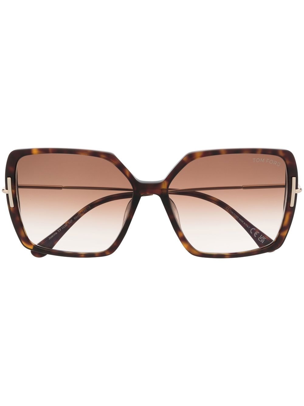 TOM FORD Eyewear oversize square-frame sunglasses - Brown von TOM FORD Eyewear