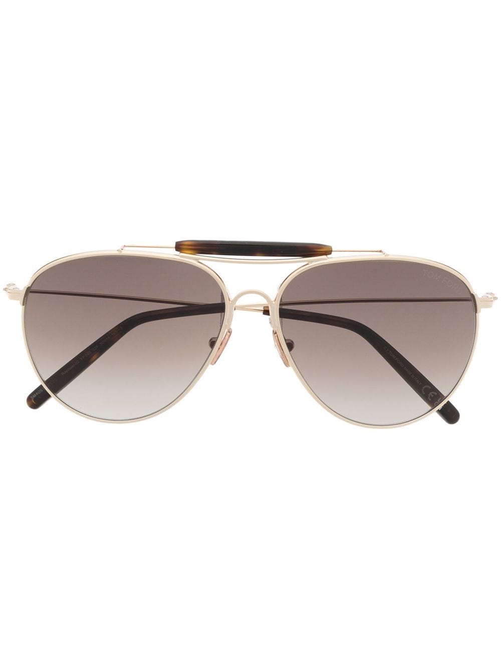 TOM FORD Eyewear pilot-frame sunglasses - Gold von TOM FORD Eyewear