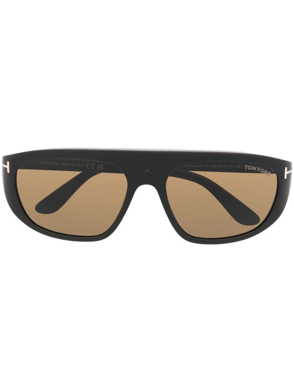TOM FORD Eyewear rectangle-frame sunglasses - Brown von TOM FORD Eyewear