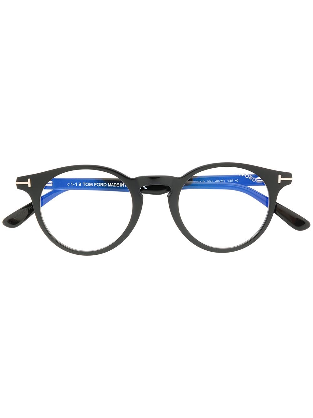 TOM FORD Eyewear round frame glasses - Black von TOM FORD Eyewear
