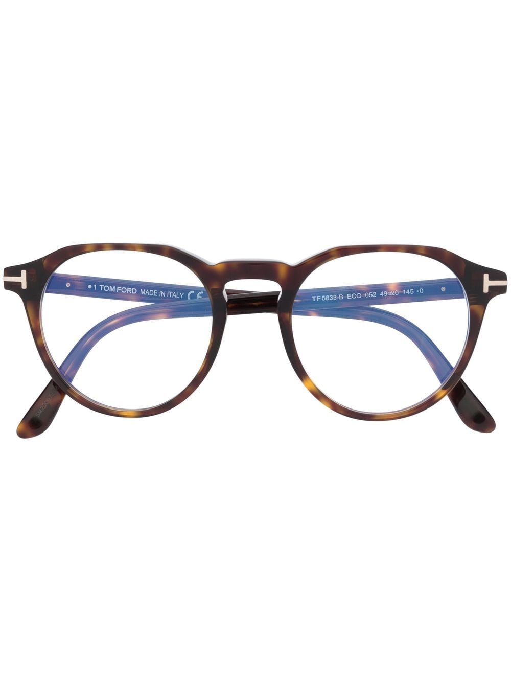 TOM FORD Eyewear round-frame glasses - Brown von TOM FORD Eyewear
