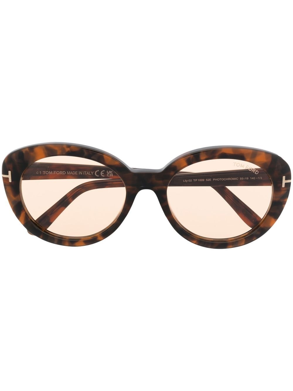 TOM FORD Eyewear round frame sunglasses - Brown von TOM FORD Eyewear
