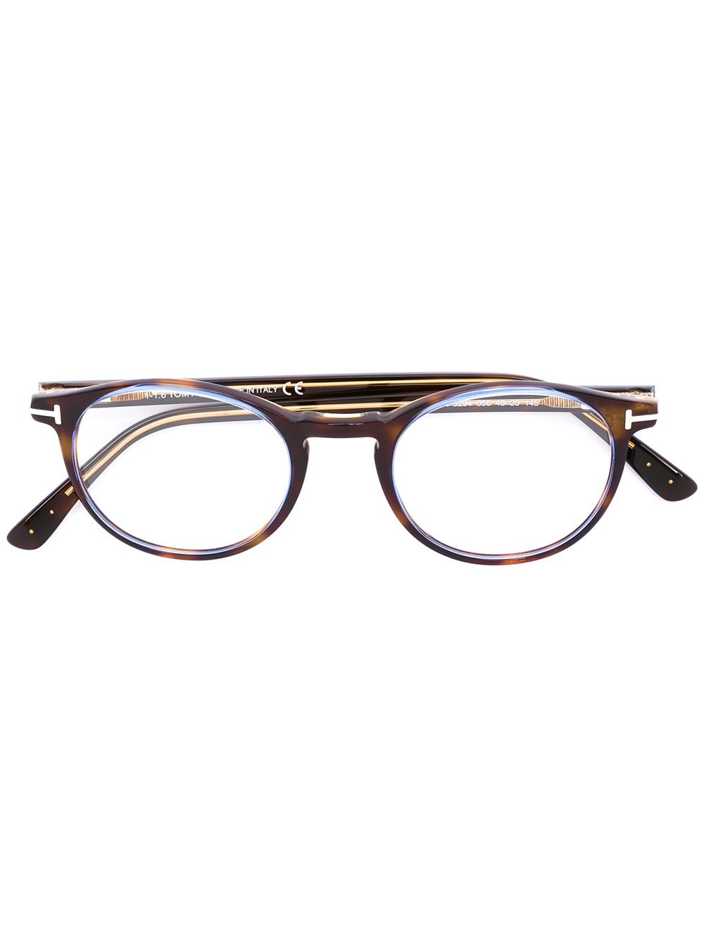 TOM FORD Eyewear round glasses - Brown von TOM FORD Eyewear