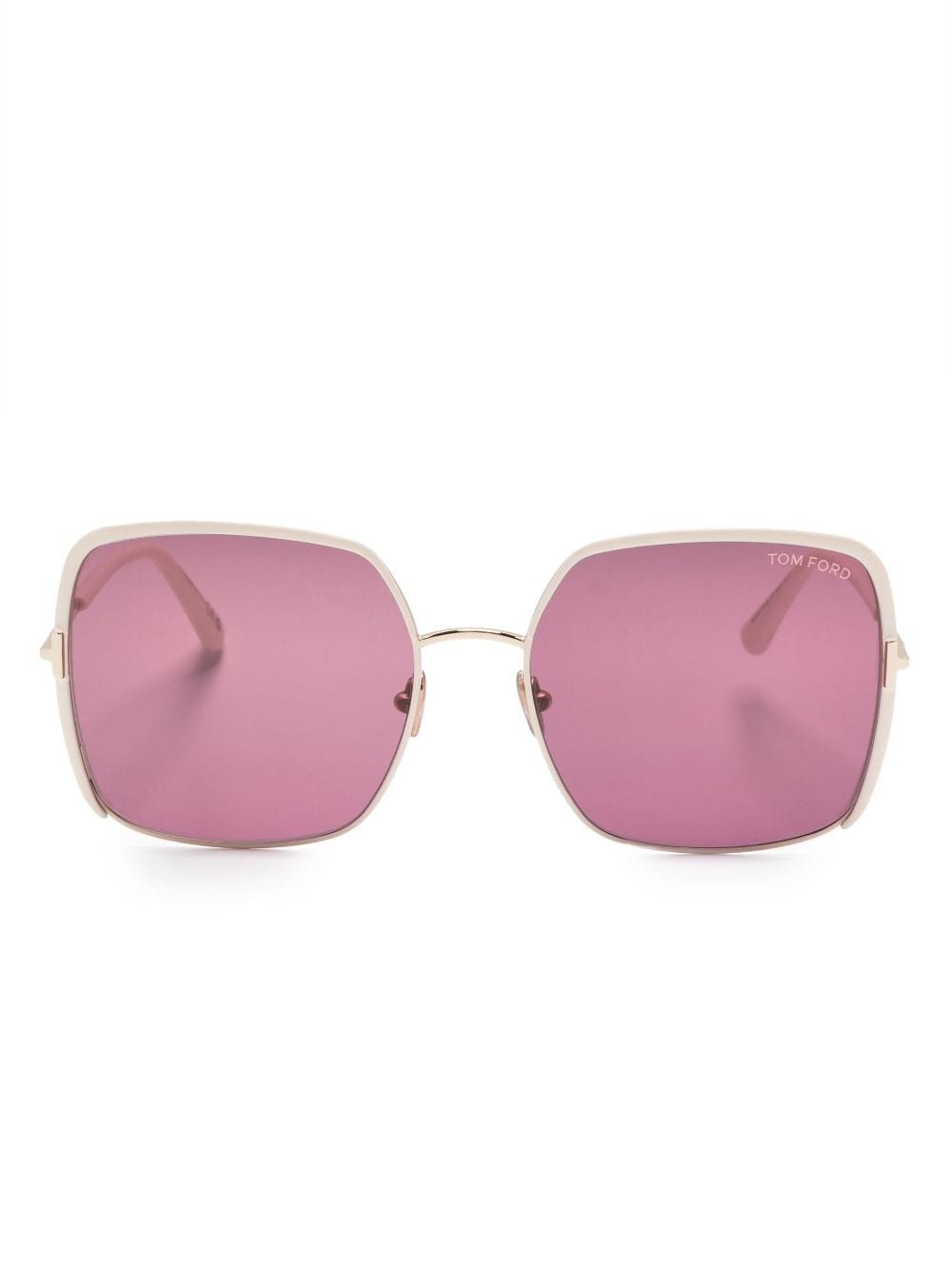 TOM FORD Eyewear square-frame tinted sunglasses - Neutrals von TOM FORD Eyewear
