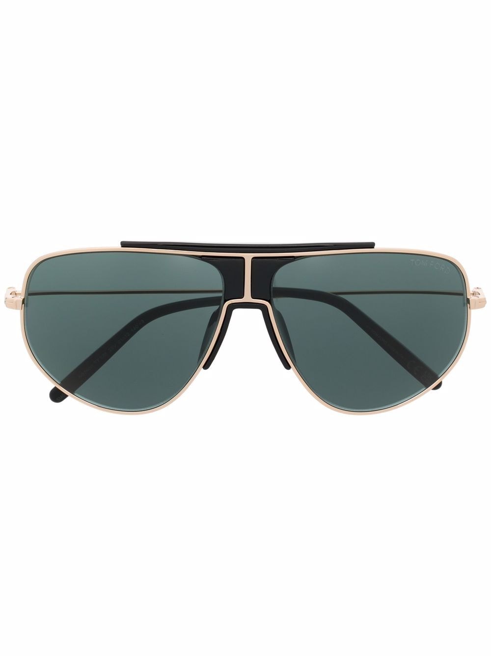 TOM FORD Eyewear tinted pilot-frame sunglasses - Black von TOM FORD Eyewear