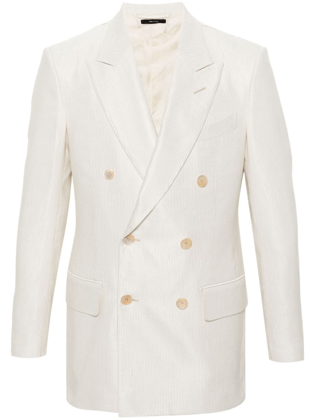 TOM FORD Cannete Atticus double-breasted blazer - White von TOM FORD