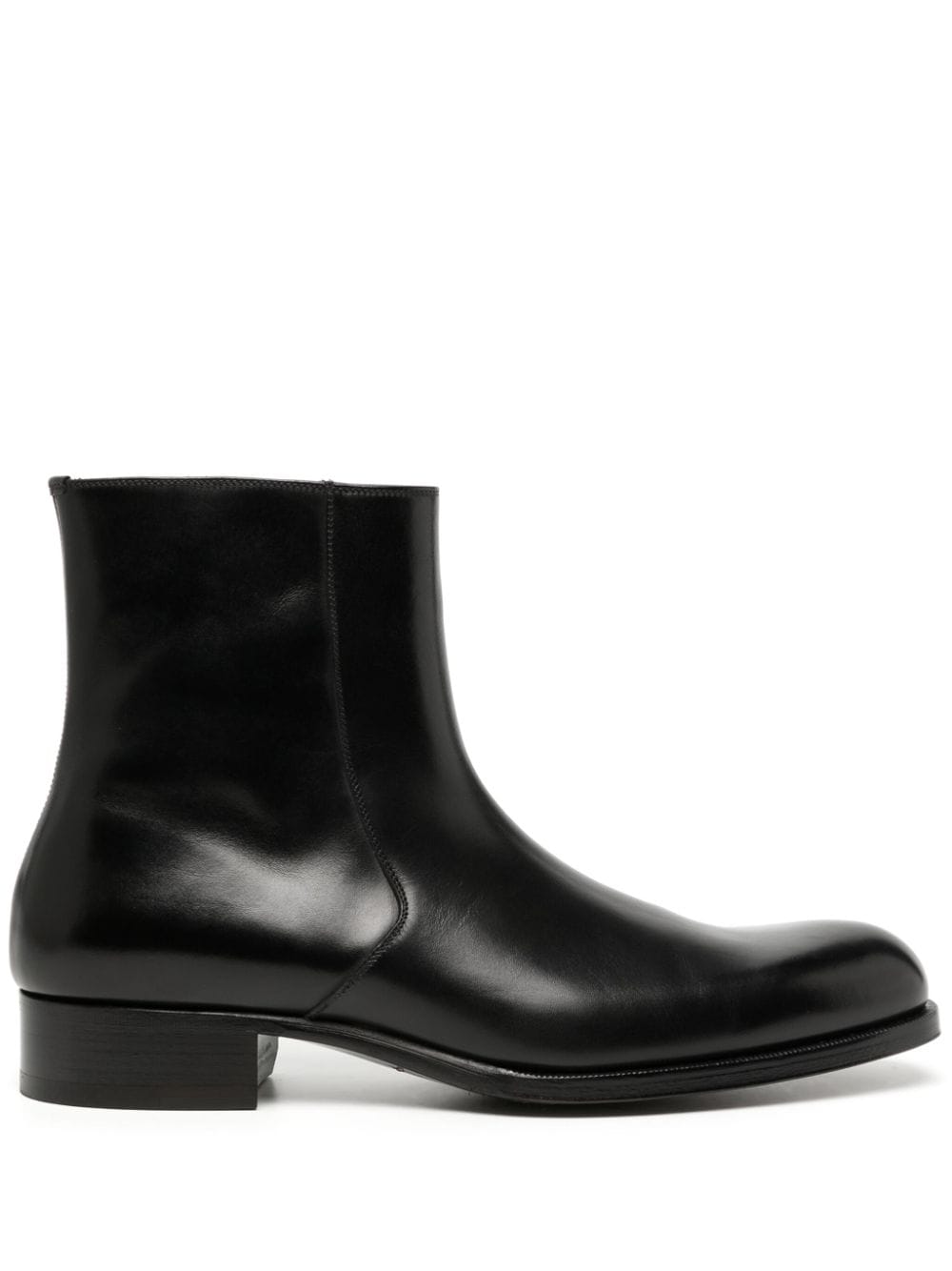 TOM FORD Edgar leather ankle boots - Black von TOM FORD