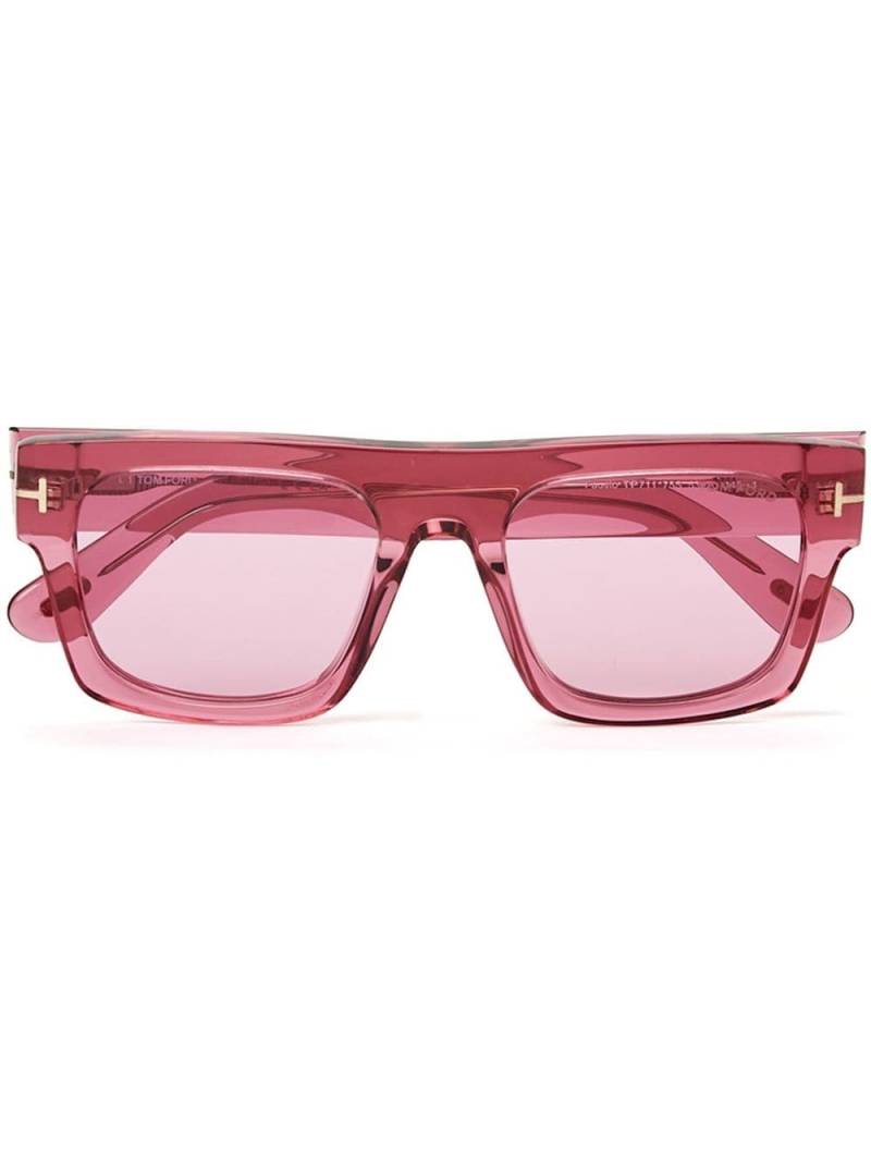 TOM FORD Fausto square-frame sunglasses - Pink von TOM FORD