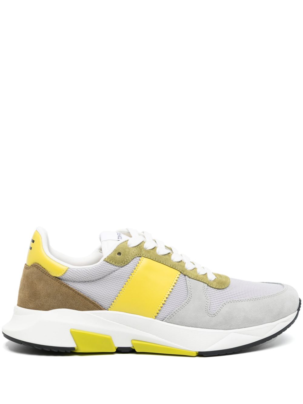 TOM FORD Jagga panelled sneakers - Grey von TOM FORD