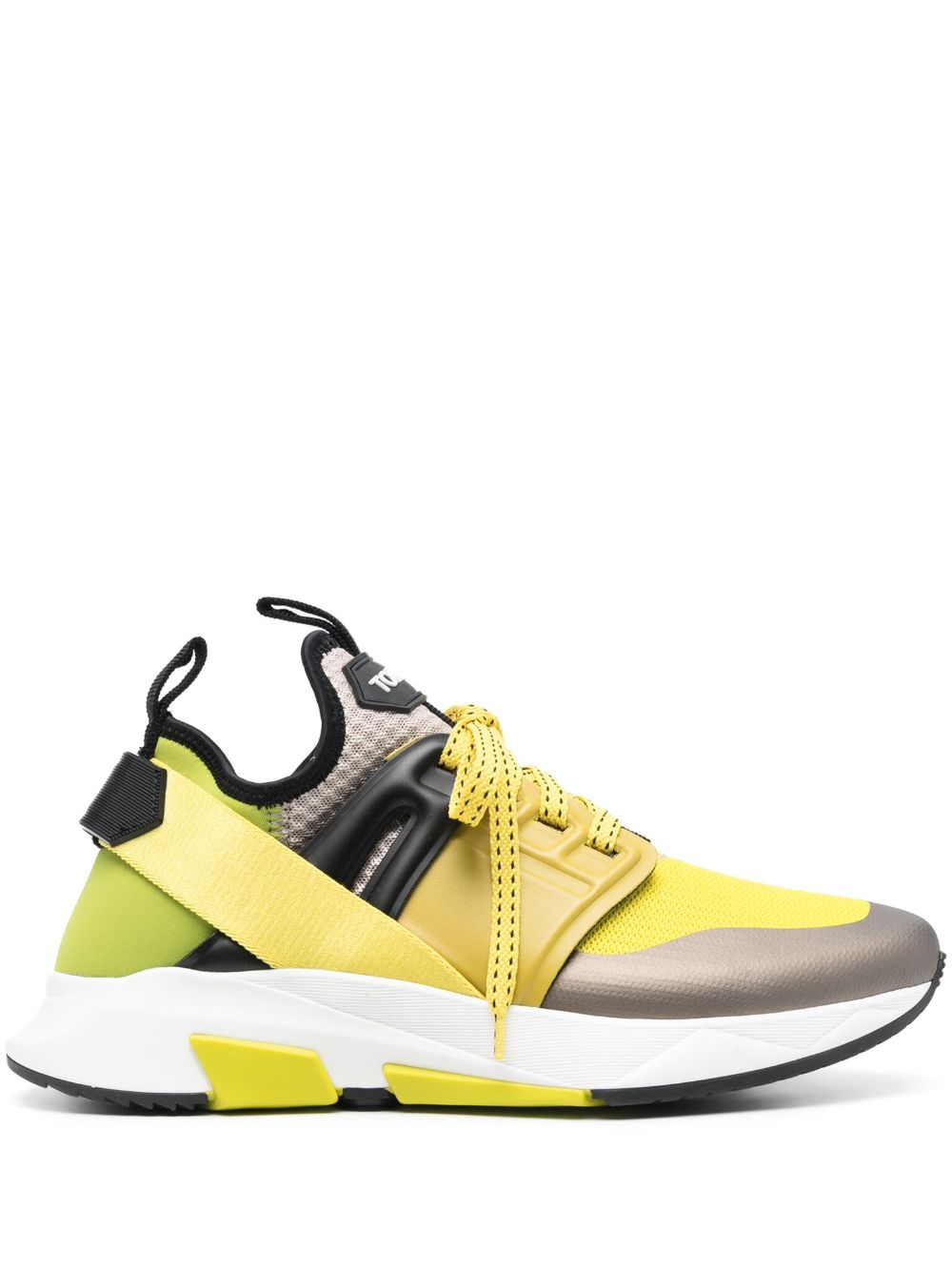 TOM FORD Jago panelled Sneakers - Yellow von TOM FORD