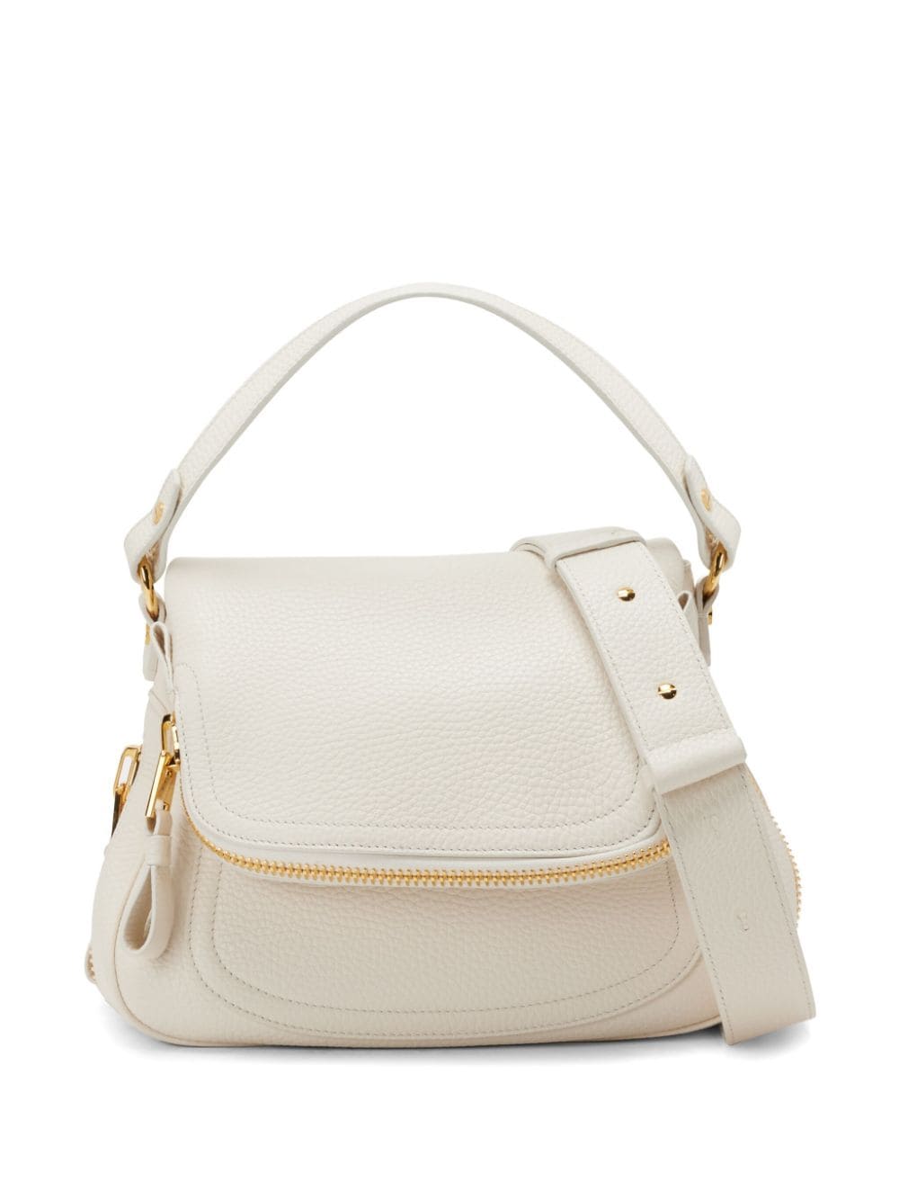 TOM FORD Jennifer leather crossbody bag - Neutrals von TOM FORD