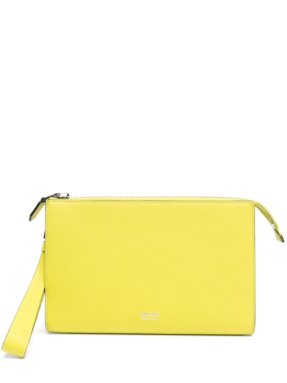 TOM FORD Mbags leather laptop bag - Yellow von TOM FORD