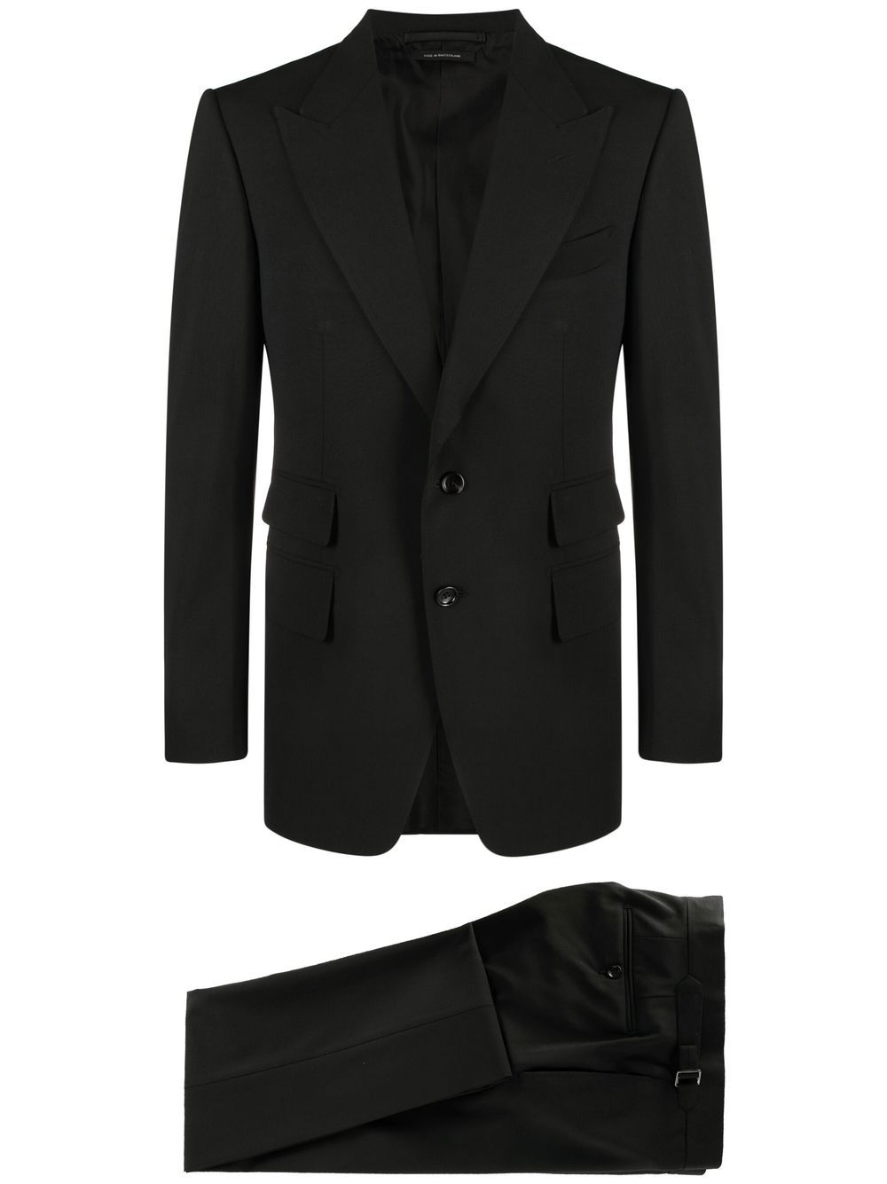 TOM FORD Shelton bi-stretch single-breasted suit - Black von TOM FORD