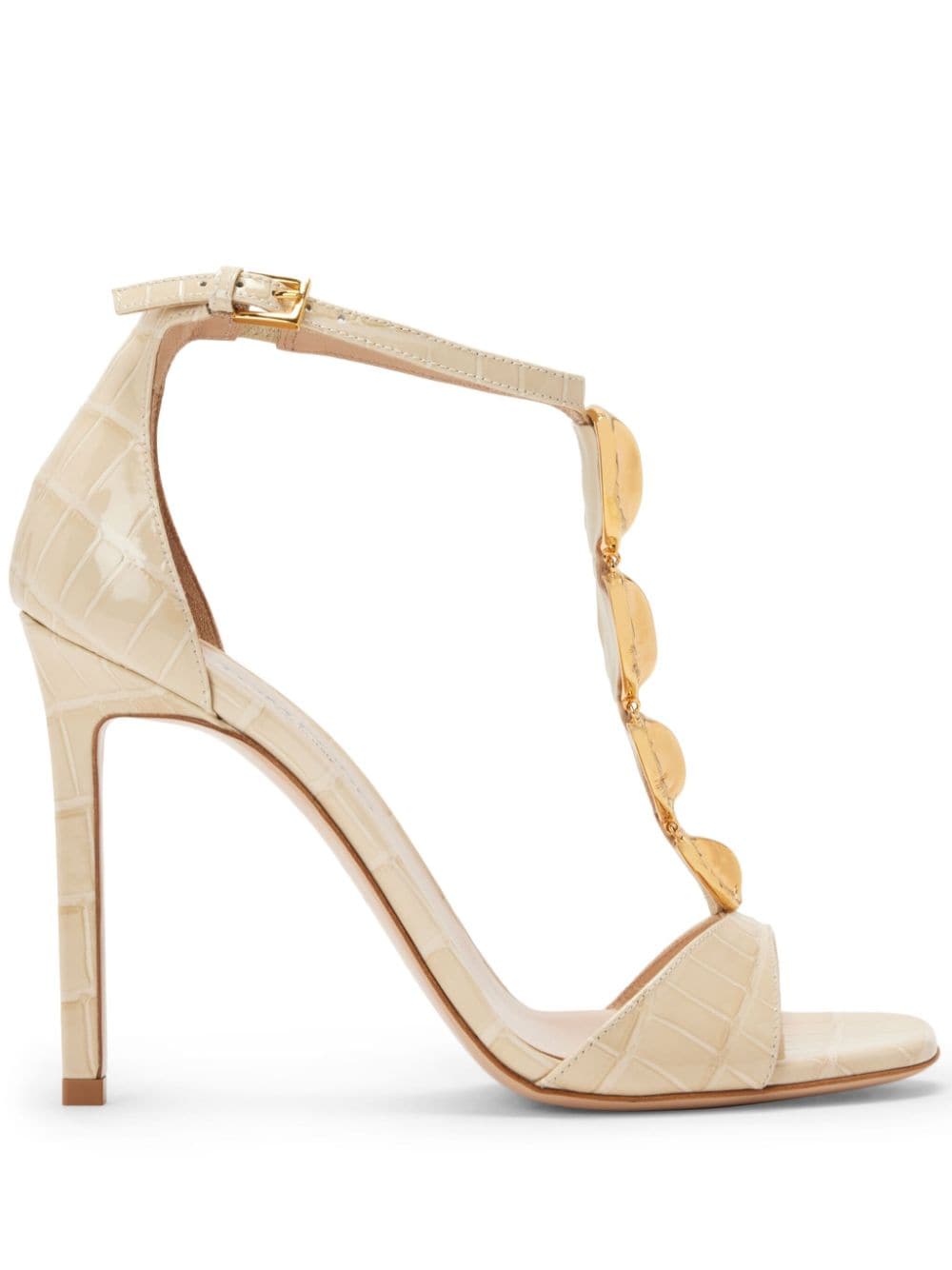 TOM FORD Titan 105mm bead-detailing sandals - Neutrals von TOM FORD