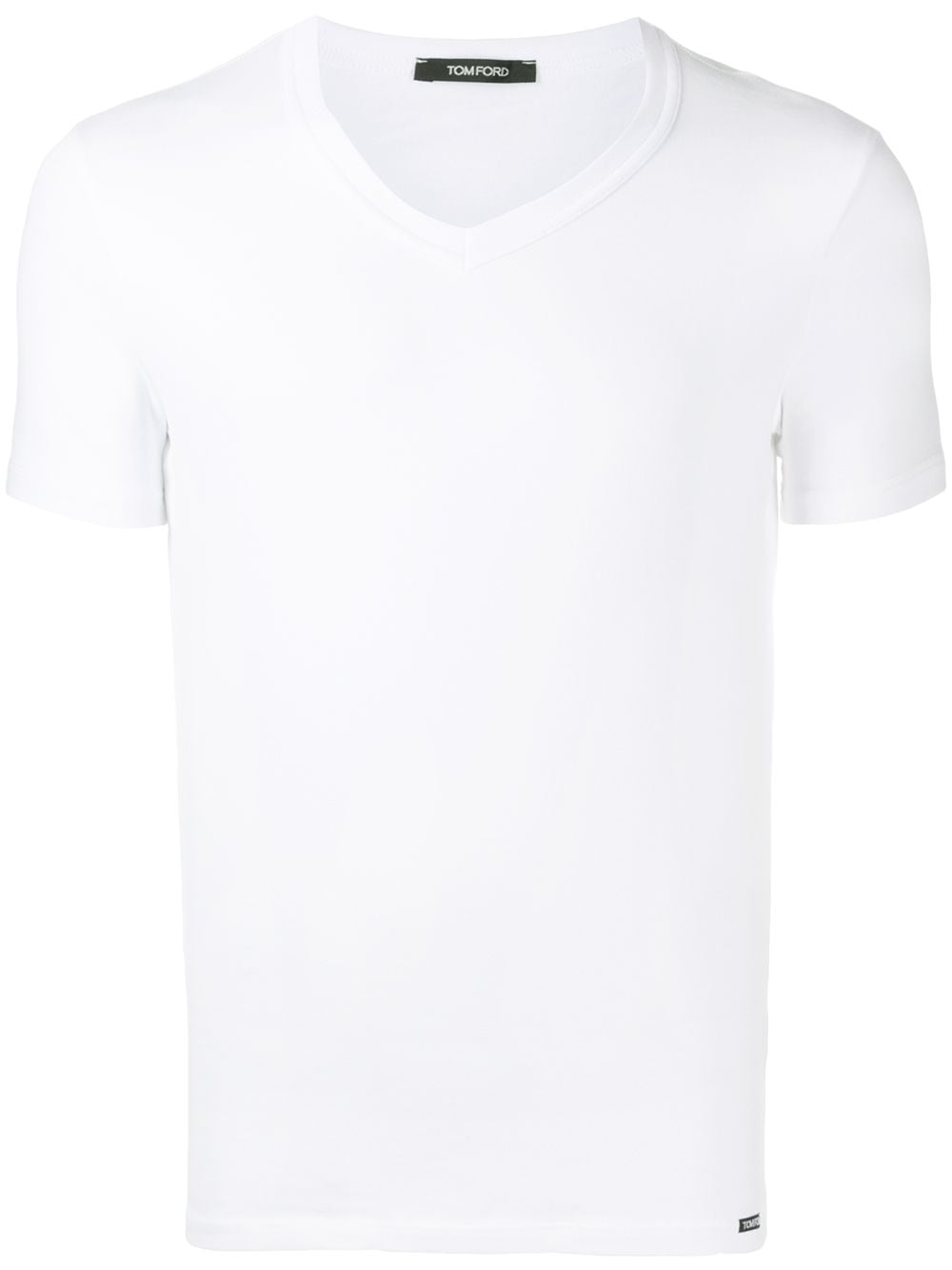 TOM FORD V-neck cotton T-shirt - White von TOM FORD