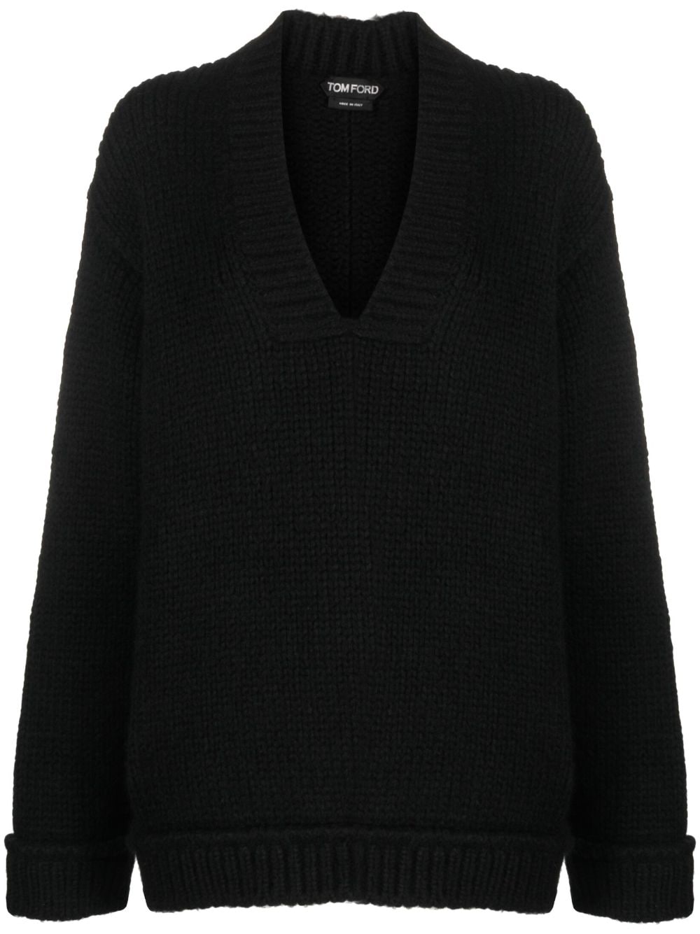 TOM FORD V-neck pullover jumper - Black von TOM FORD