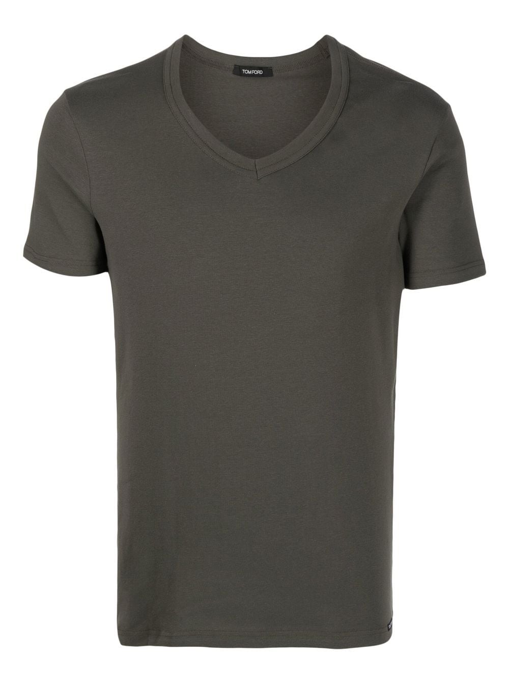 TOM FORD V-neck short-sleeve T-shirt - Green von TOM FORD