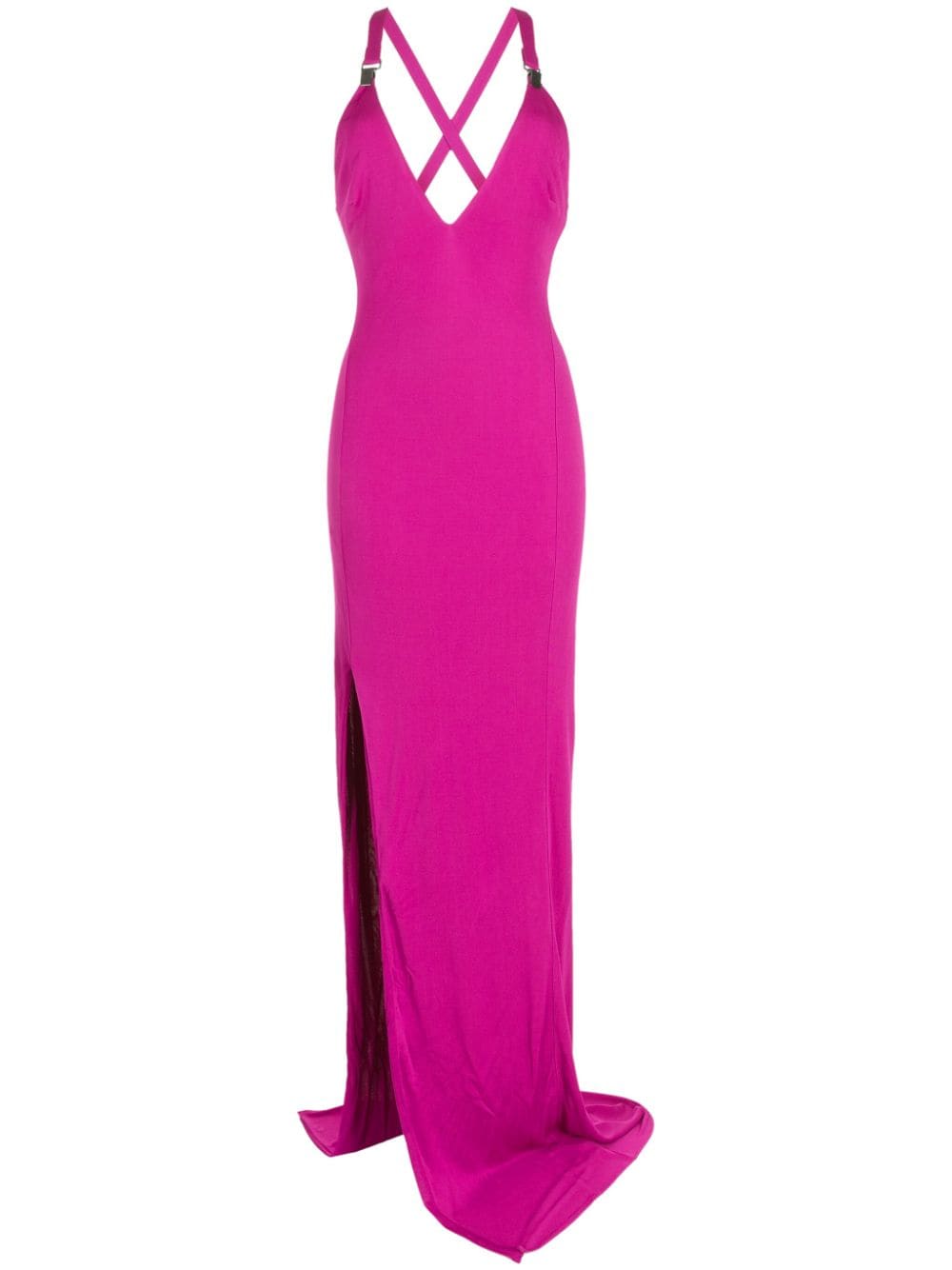 TOM FORD V-neck side-slit maxi dress - Pink von TOM FORD