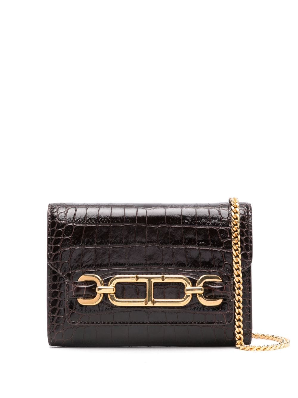 TOM FORD Whitney leather mini bag - Brown von TOM FORD