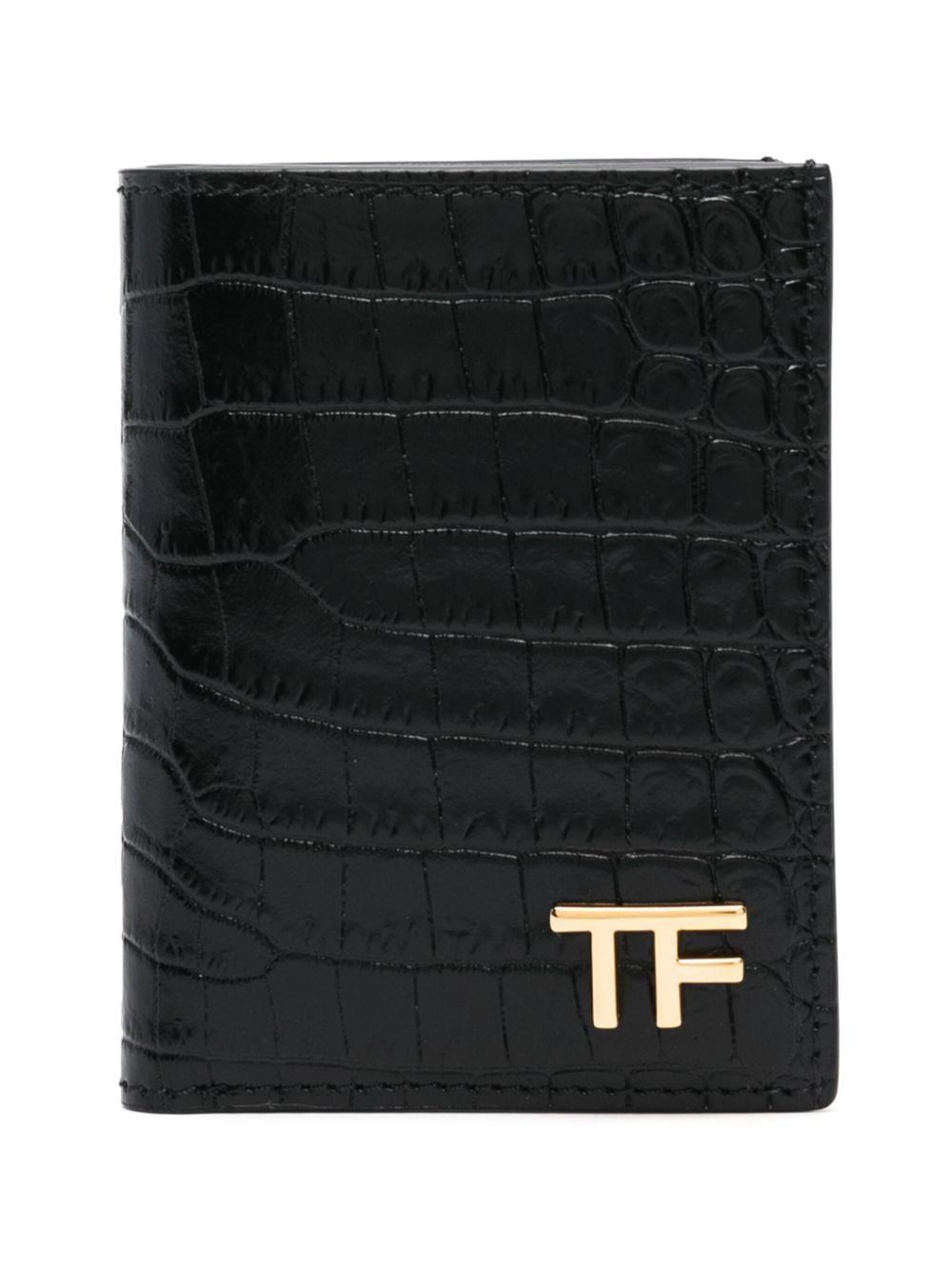 TOM FORD bi-fold leather cardholder - Black von TOM FORD