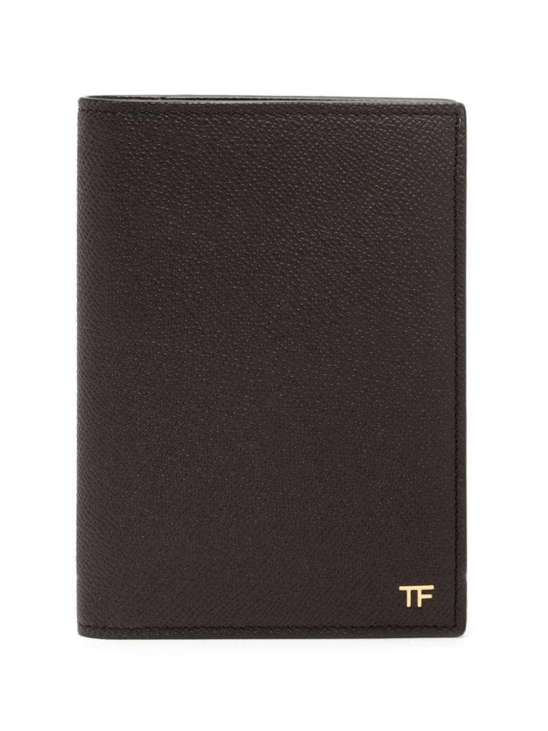 TOM FORD bi-fold leather wallet - Brown von TOM FORD