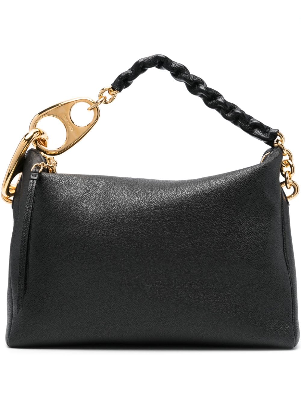 TOM FORD buckle-detail calf leather tote bag - Black von TOM FORD