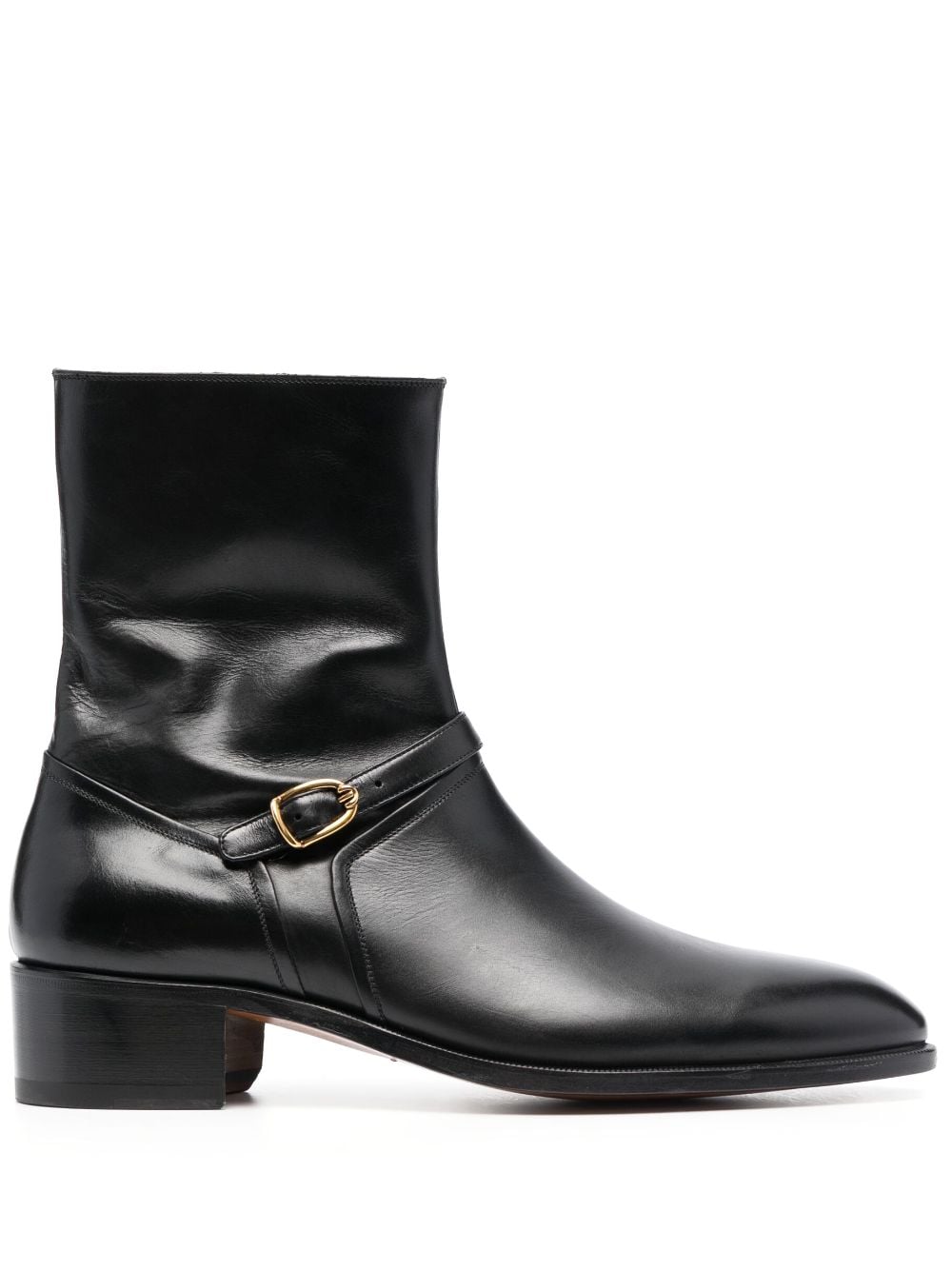 TOM FORD buckle-embellished ankle boots - Black von TOM FORD