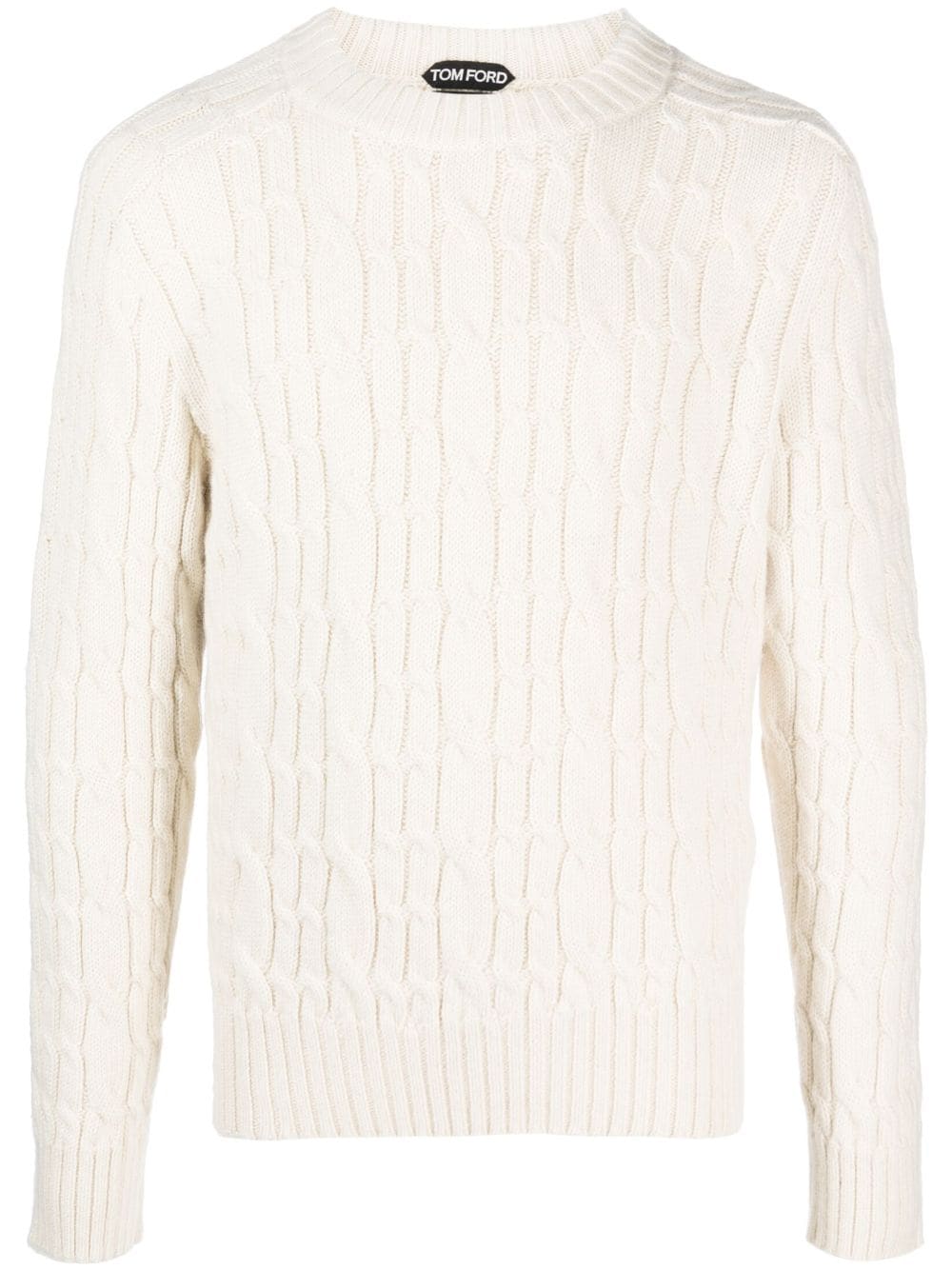 TOM FORD cable-knit wool jumper - Neutrals von TOM FORD