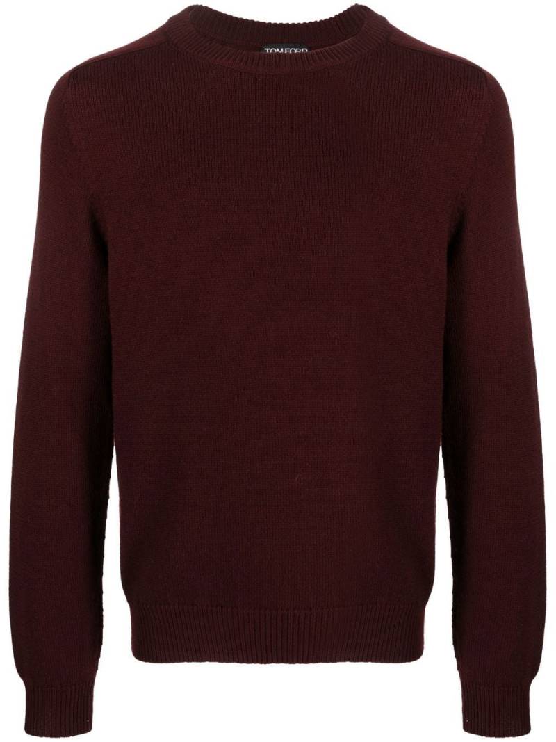 TOM FORD cashmere knitted jumper - Red von TOM FORD