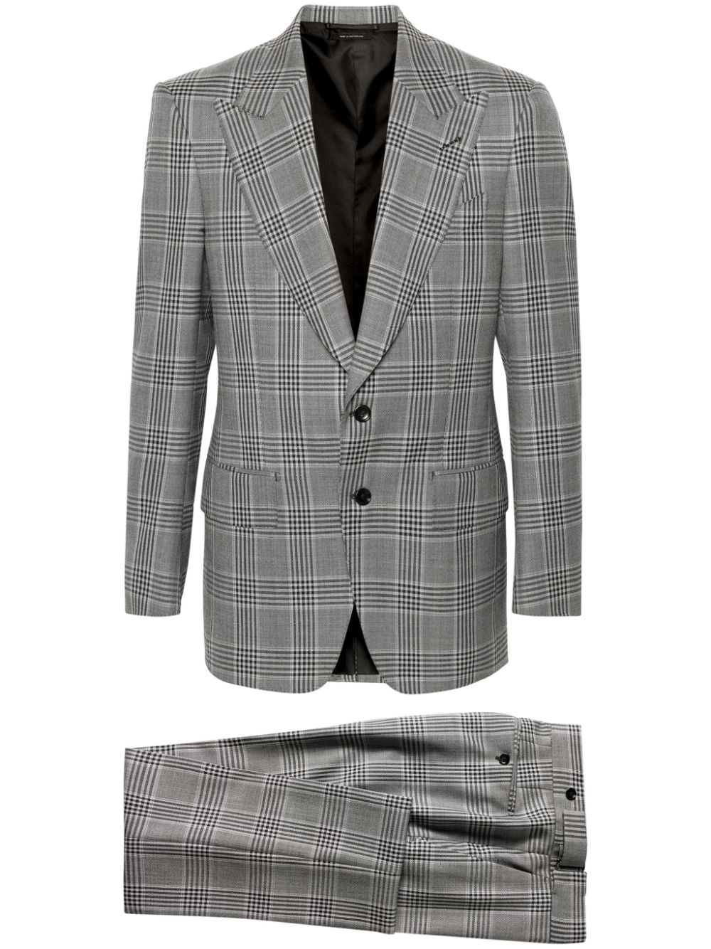 TOM FORD O'Connor checked wool suit - Grey von TOM FORD