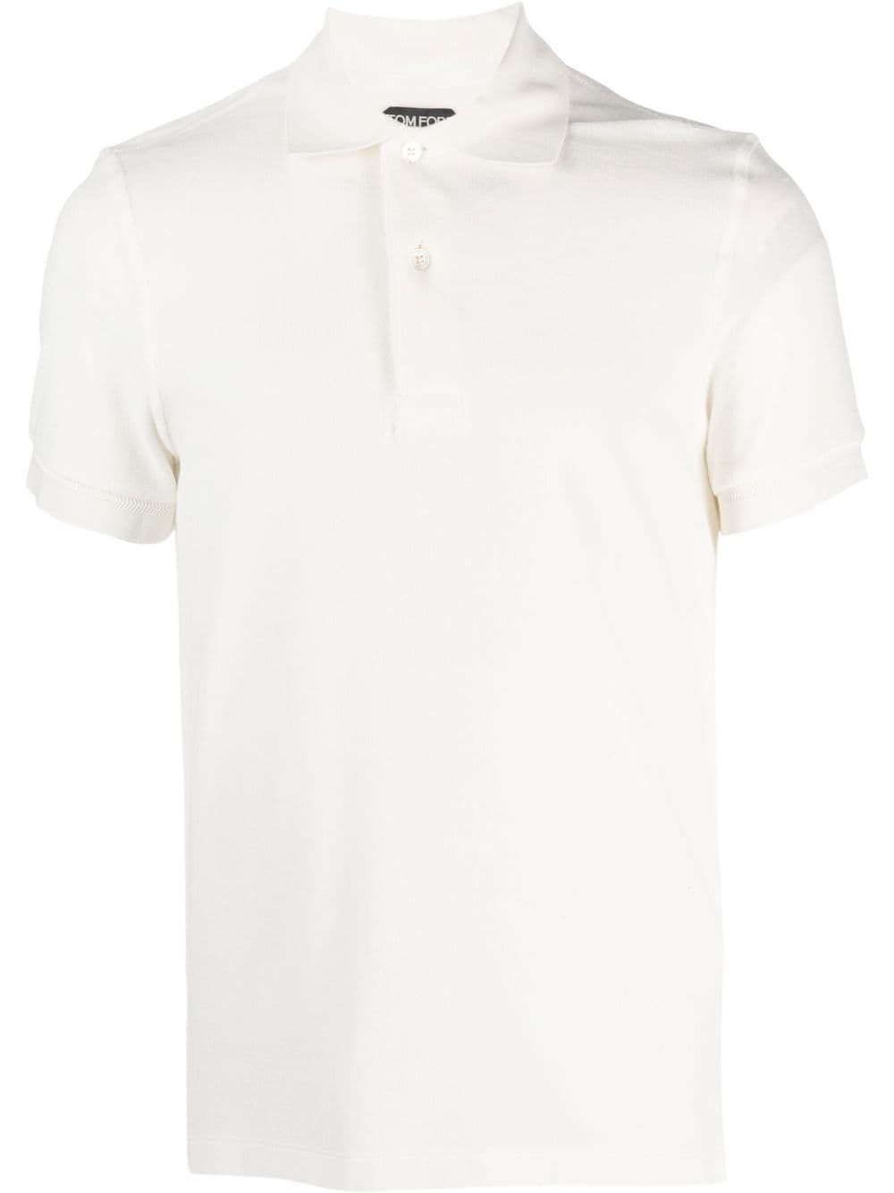 TOM FORD cotton-blend polo shirt - White von TOM FORD