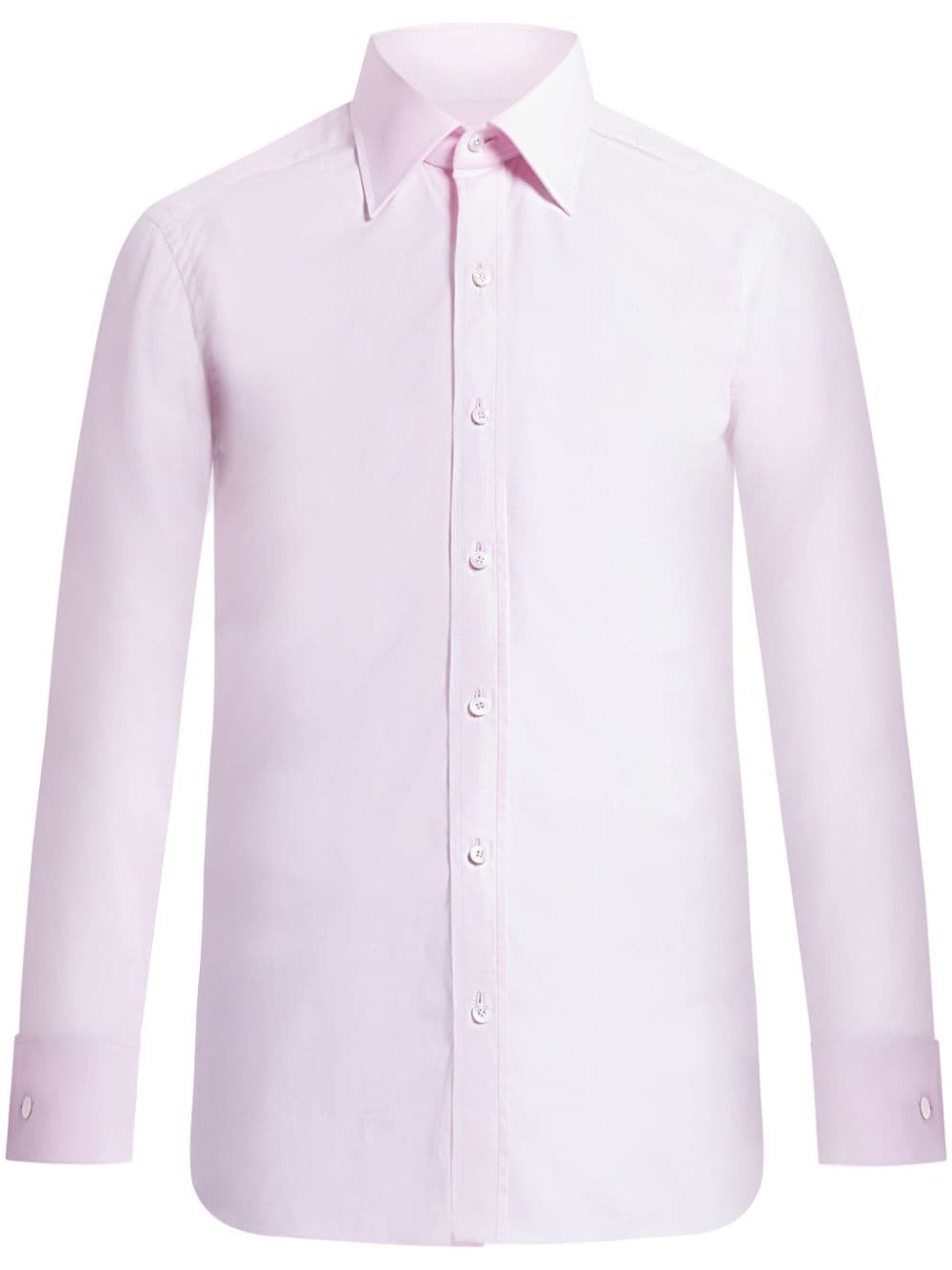 TOM FORD cotton poplin shirt - Pink