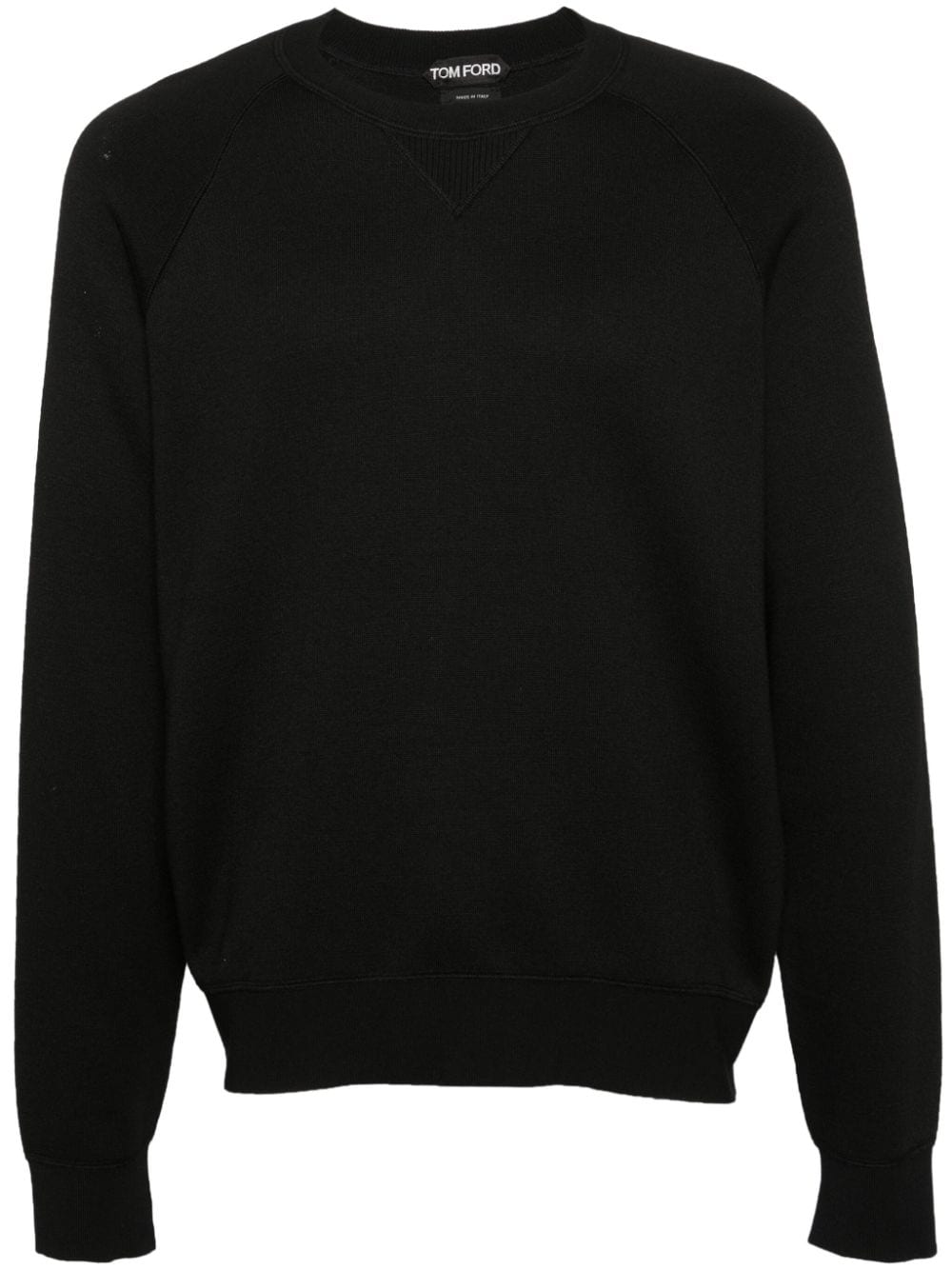 TOM FORD crew-neck long-sleeve jumper - Black von TOM FORD