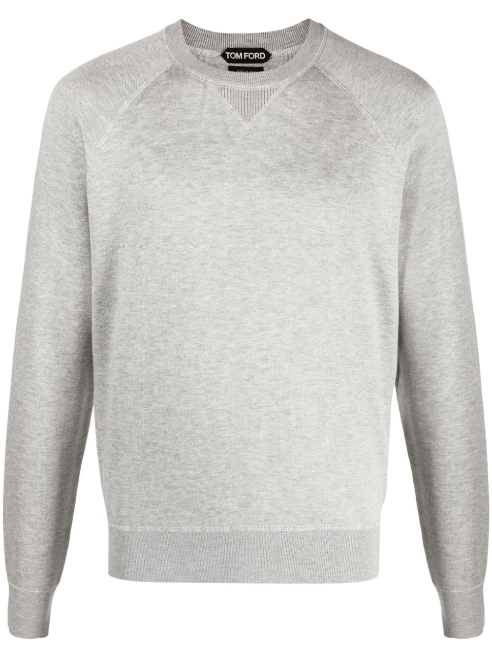 TOM FORD crew-neck mélange sweatshirt - Grey von TOM FORD