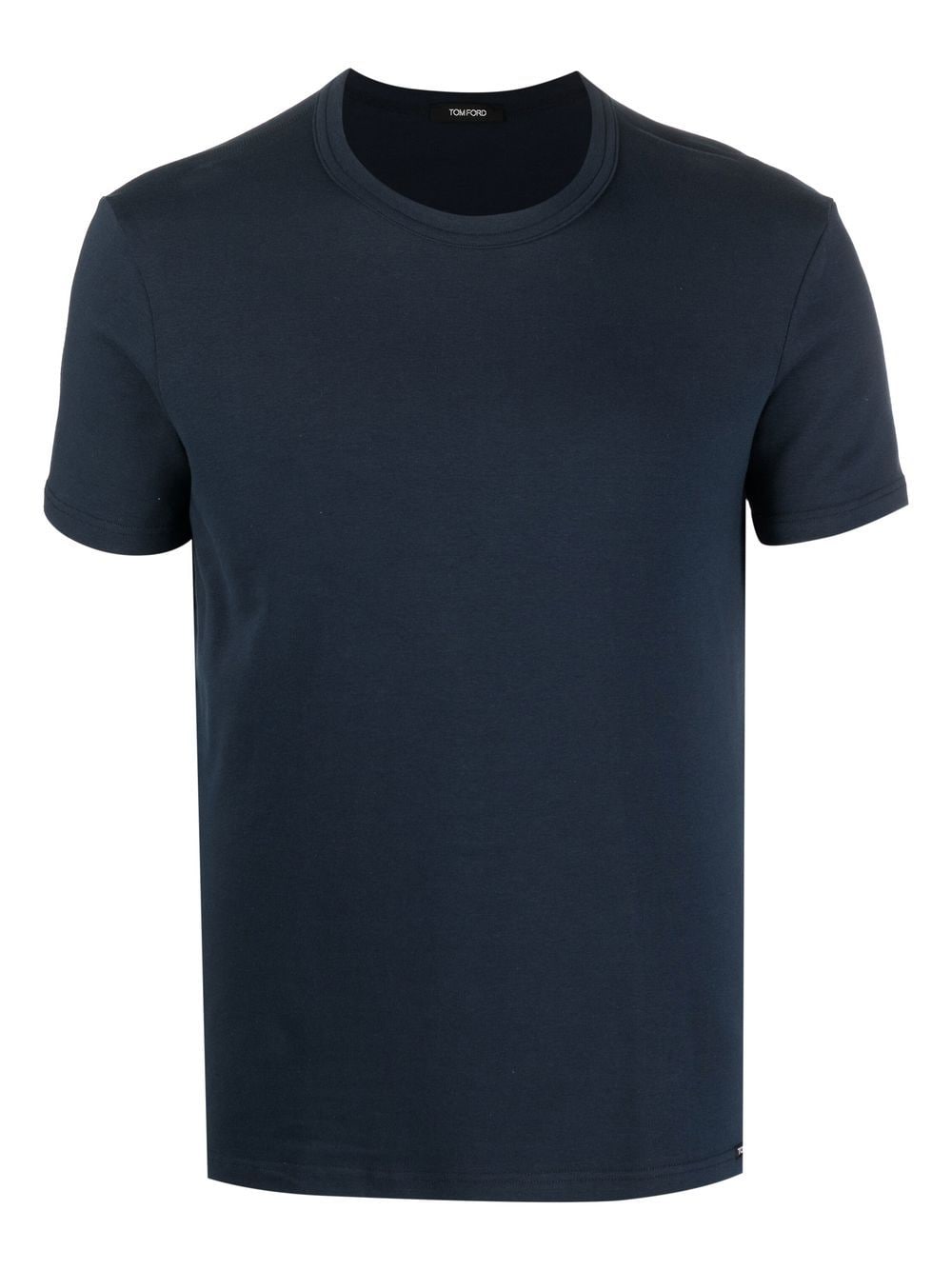 TOM FORD crew-neck stretch-cotton T-shirt - Blue von TOM FORD