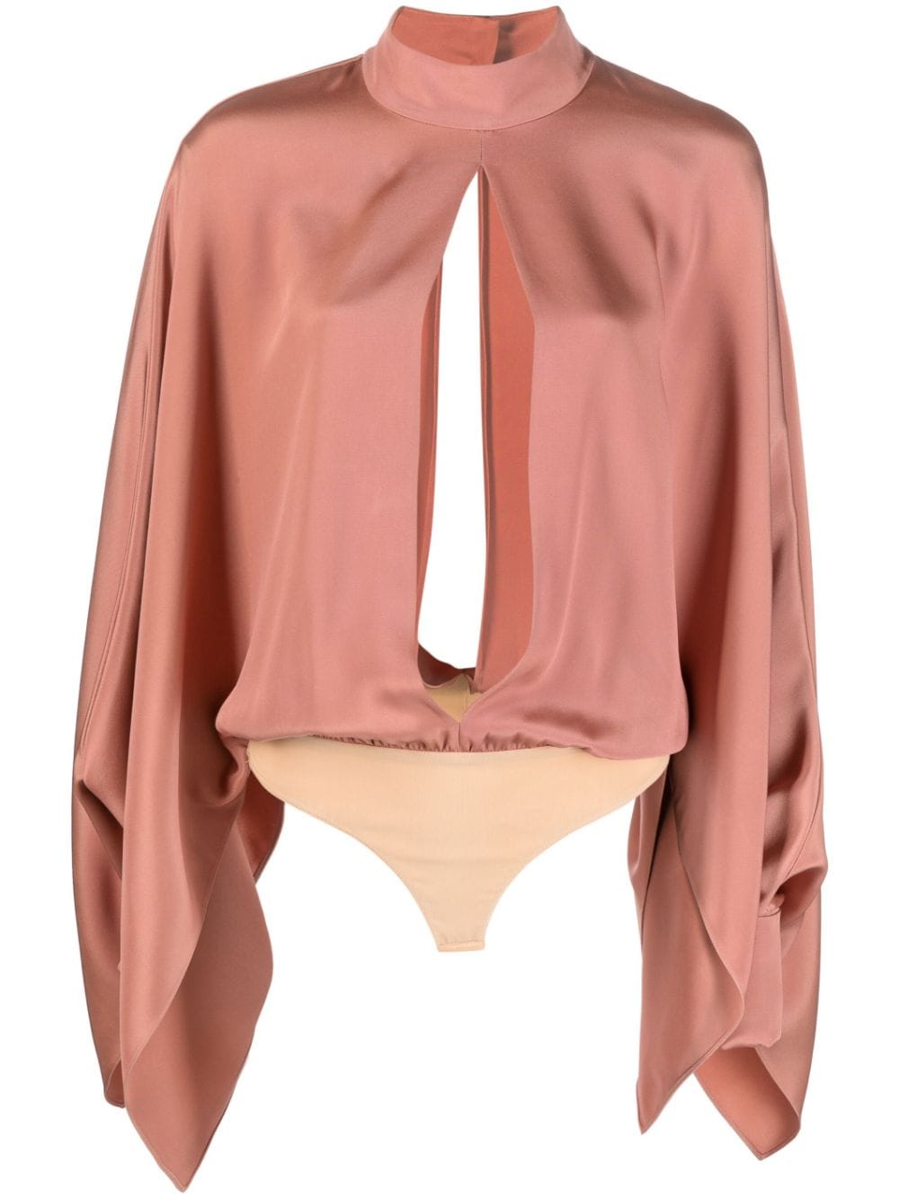 TOM FORD cut-out wide-sleeve bodysuit - Pink von TOM FORD