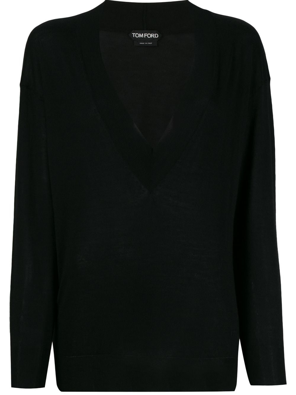 TOM FORD deep v-neck jumper - Black von TOM FORD