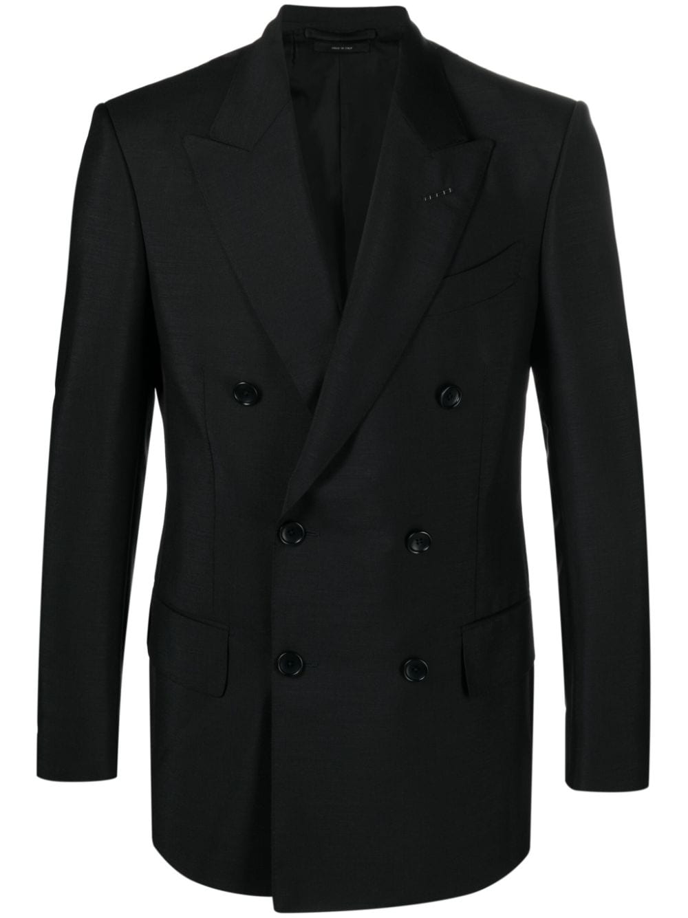 TOM FORD double-breasted mohair-wool blazer - Black von TOM FORD