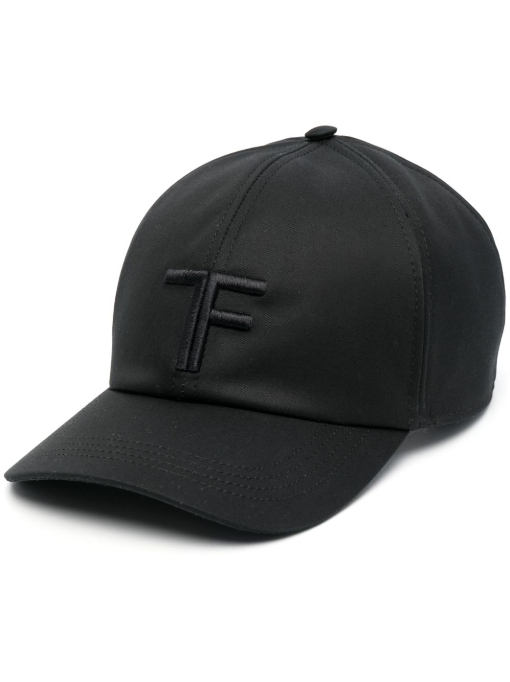 TOM FORD embroidered-logo cotton cap - Black von TOM FORD