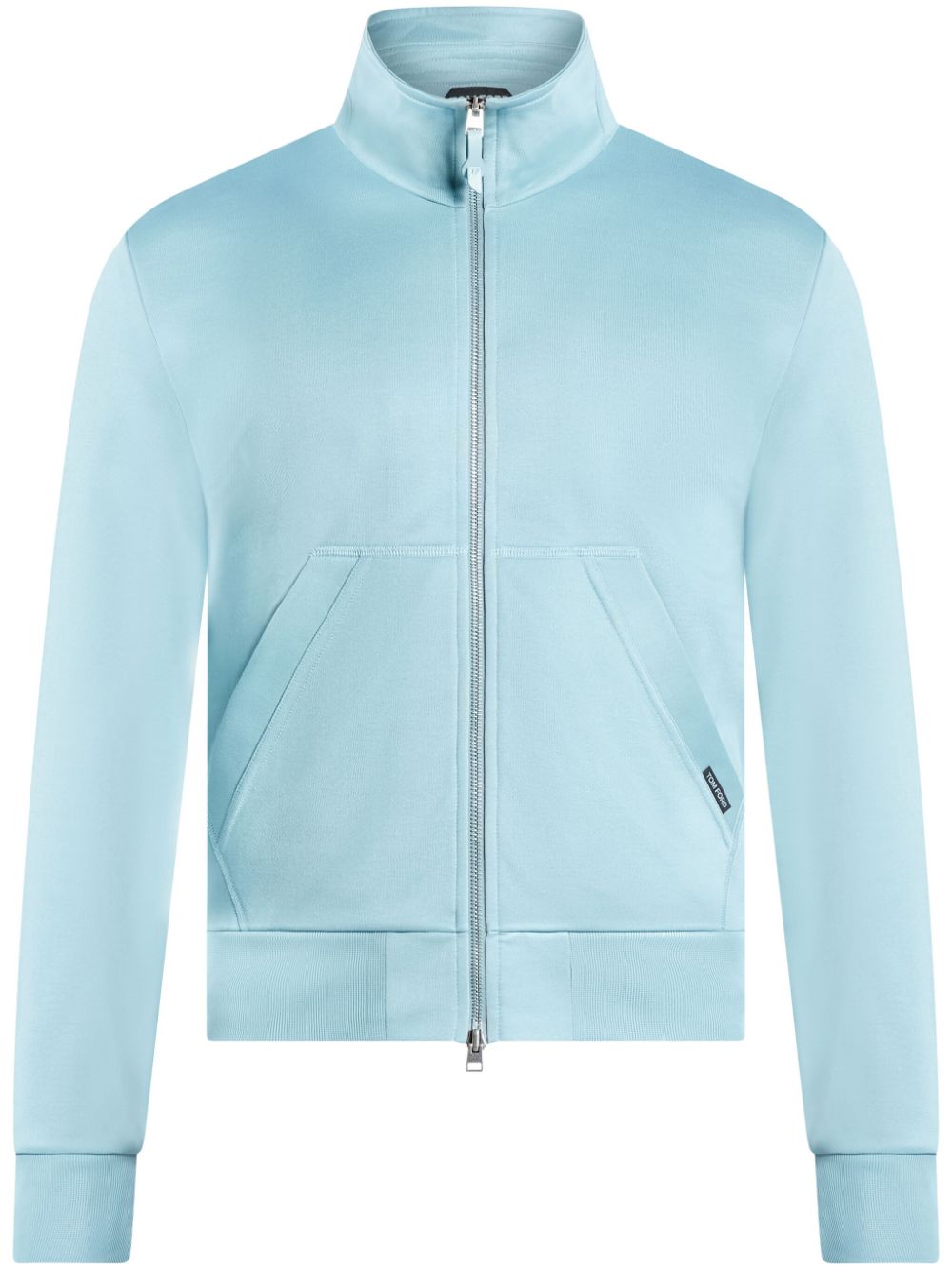 TOM FORD high-neck zip-up sweatshirt - Blue von TOM FORD